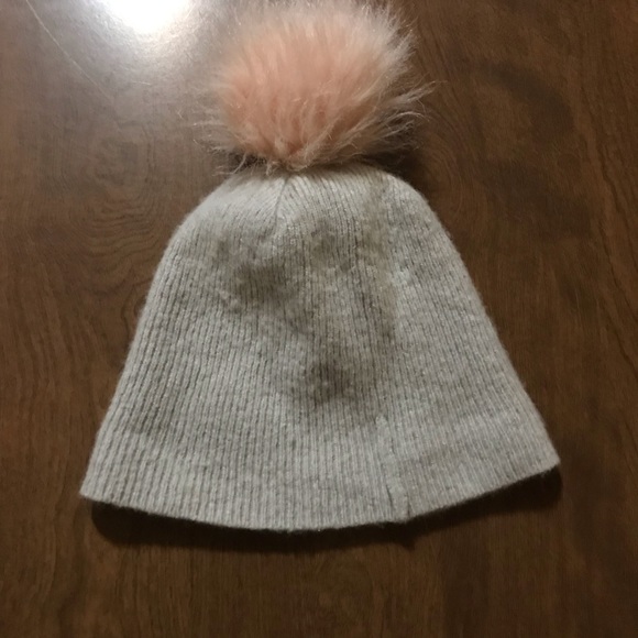 4/$20  Crewcuts gray pom-pom beanie - Picture 2 of 2